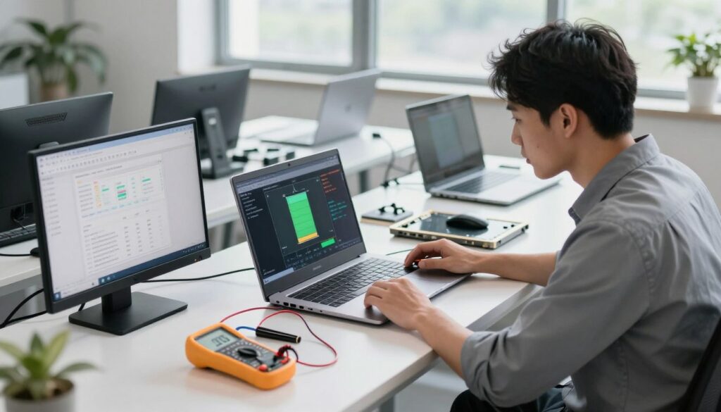 Checking battery health and physical condition on refurbished laptops Checking battery health and physical condition on refurbished laptops