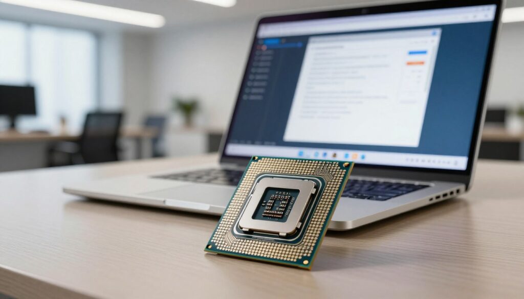 High-performance processor for business laptop