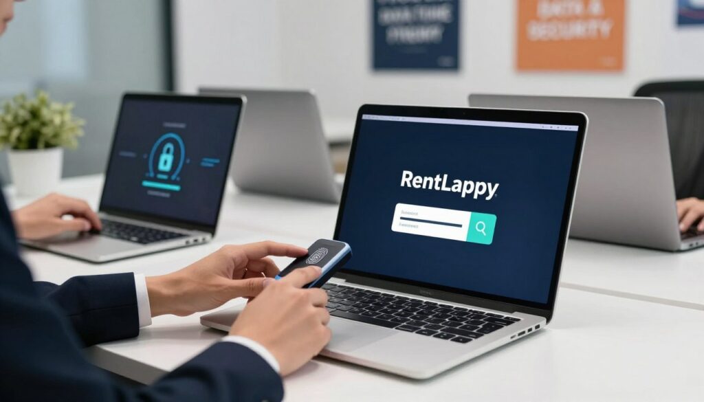 access security practices for rental laptops