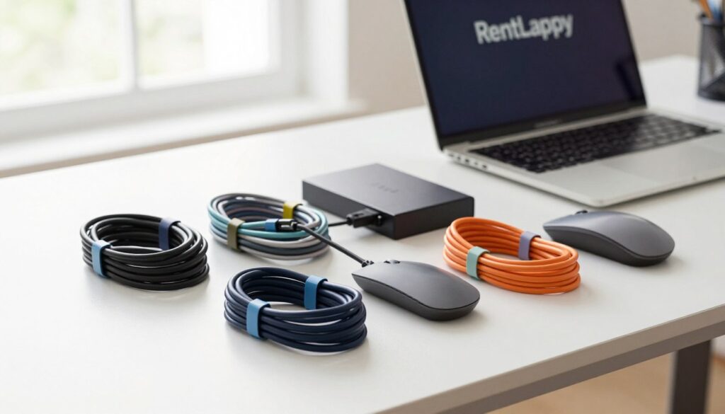 laptop cables organization laptop cables organization