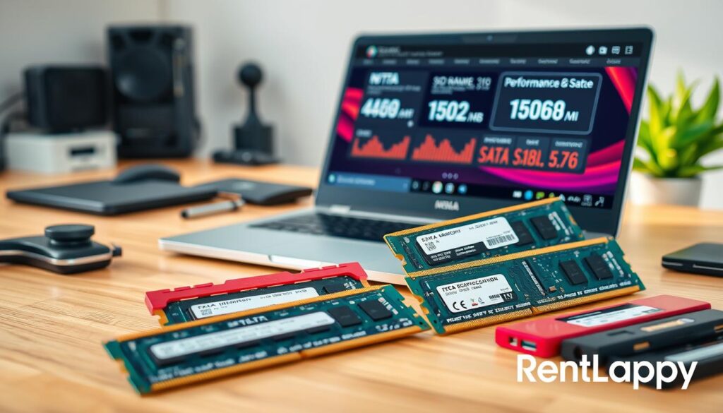 RAM and SSD storage options for a laptop RAM and SSD storage options for a laptop
