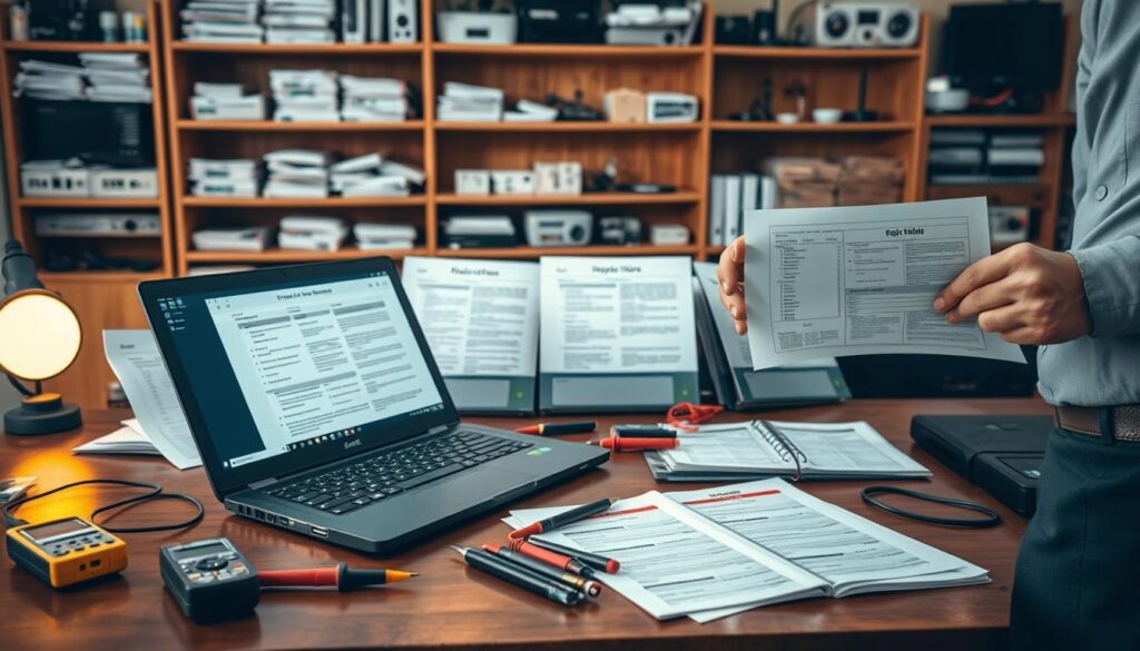 Repair records and computer diagnostics